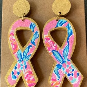 Lilly Pulitzer inspired earrings